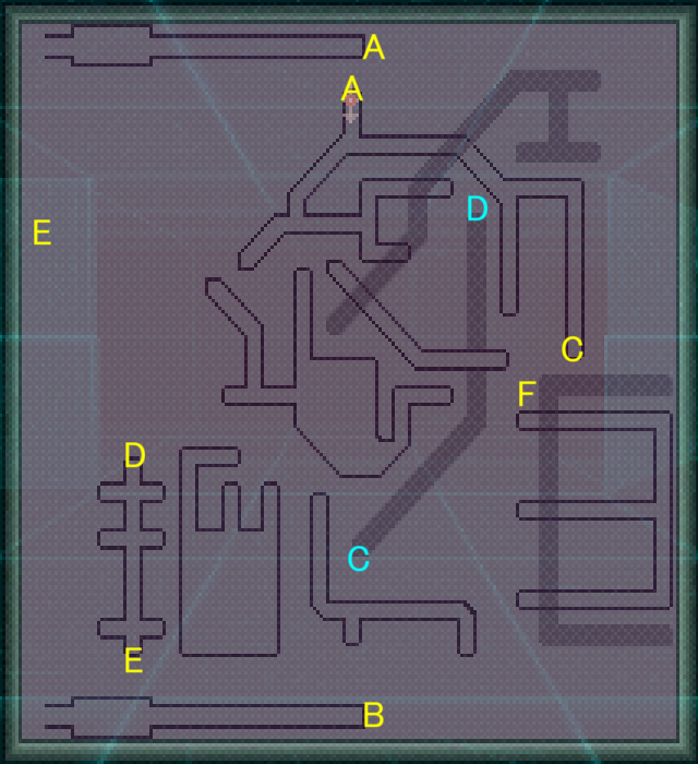 King's Field 2 攻略マップ 教王の地図 ギーラの次元空間
